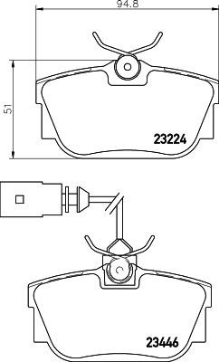 Don PCP1630 Тормозные колодки дисковые, комплект PCP1630: Отличная цена - Купить в Польше на 2407.PL!