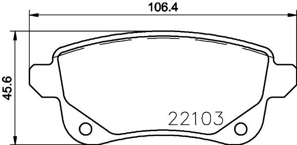 Don PCP1586 Brake Pad Set, disc brake PCP1586: Buy near me in Poland at 2407.PL - Good price!