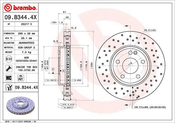 AP (Brembo) 25317 X Tarcza hamulcowa 25317X: Dobra cena w Polsce na 2407.PL - Kup Teraz!