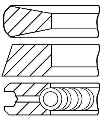 FAI PR25-000 Piston Ring Kit PR25000: Buy near me in Poland at 2407.PL - Good price!