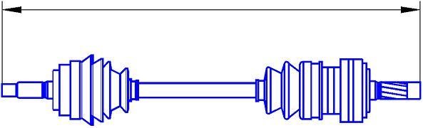 Sercore 22685 Drive shaft 22685: Buy near me in Poland at 2407.PL - Good price!