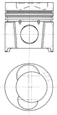 Kolbenschmidt 94418962 Repair Set, piston/sleeve 94418962: Buy near me at 2407.PL in Poland at an Affordable price!