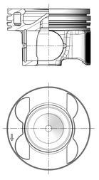 Kolbenschmidt 41079600 Поршень с кольцами, стандарт 41079600: Отличная цена - Купить в Польше на 2407.PL!