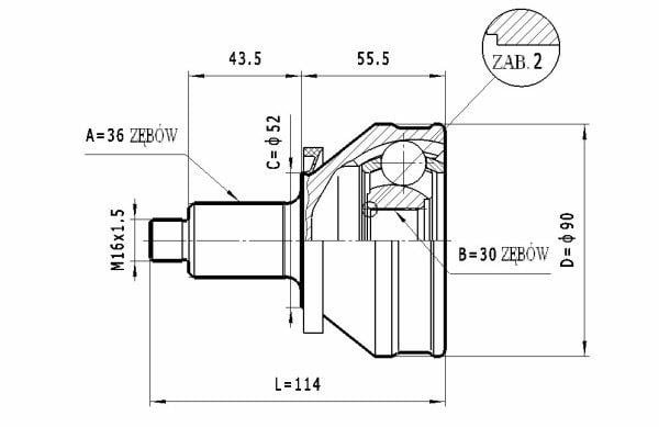 Statim C.012 CV joint C012: Buy near me in Poland at 2407.PL - Good price!