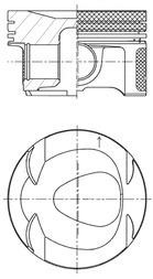 Kolbenschmidt 41726600 Поршень 41726600: Отличная цена - Купить в Польше на 2407.PL!