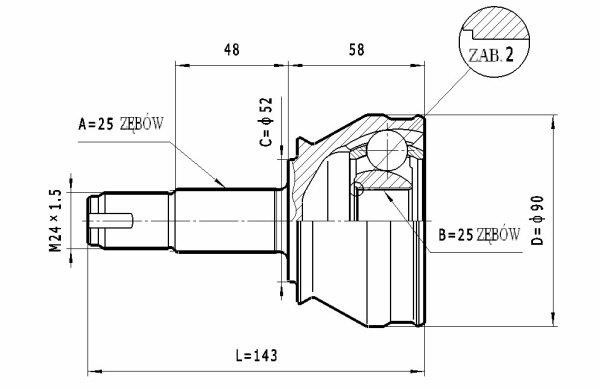 Statim C.172 CV joint C172: Buy near me in Poland at 2407.PL - Good price!