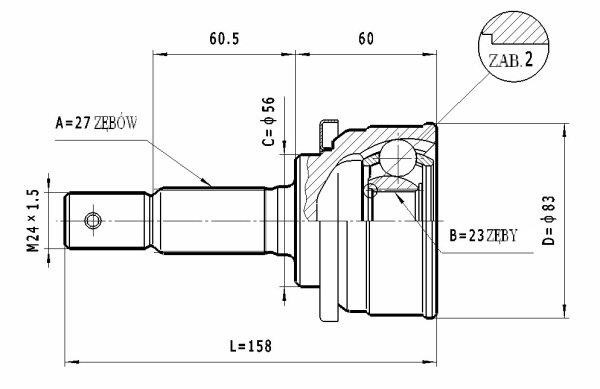 Statim C.501 CV joint C501: Buy near me in Poland at 2407.PL - Good price!