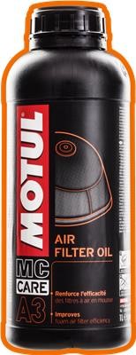 Motul 108588 Air filter cleaner Motul A3 AIR FILTER OIL, 1L 108588: Buy near me in Poland at 2407.PL - Good price!