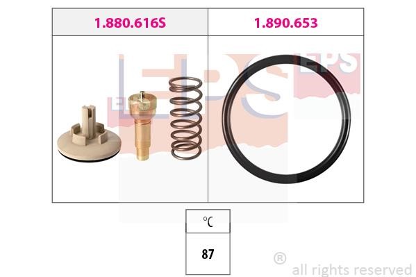 Eps 1.880.616 Thermostat, coolant 1880616: Buy near me at 2407.PL in Poland at an Affordable price!