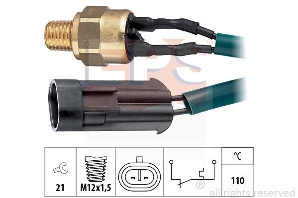 Eps 1.840.089 Temperature Switch, coolant warning lamp 1840089: Buy near me in Poland at 2407.PL - Good price!