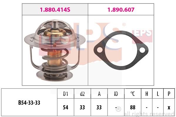 Eps 1.880.414 Thermostat, coolant 1880414: Buy near me in Poland at 2407.PL - Good price!