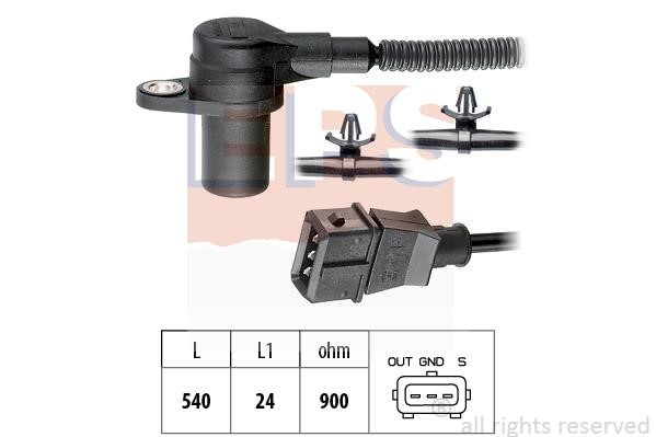 Eps 1.953.587 Crankshaft position sensor 1953587: Buy near me in Poland at 2407.PL - Good price!