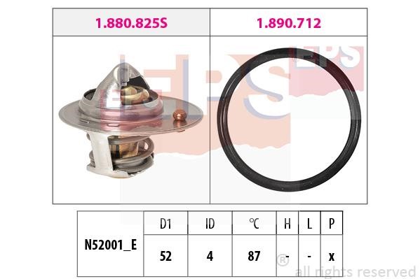Eps 1.880.850 Thermostat, coolant 1880850: Buy near me in Poland at 2407.PL - Good price!