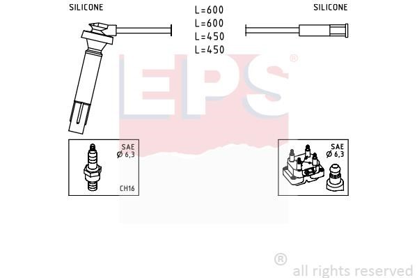 Eps 1501813 Przewody wysokiego napięcia, komplet 1501813: Dobra cena w Polsce na 2407.PL - Kup Teraz!