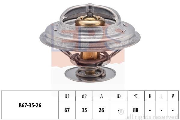 Eps 1880258S Thermostat, coolant 1880258S: Buy near me in Poland at 2407.PL - Good price!