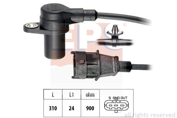Eps 1.953.570 Crankshaft position sensor 1953570: Buy near me in Poland at 2407.PL - Good price!