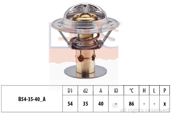 Eps 1880498S Thermostat, coolant 1880498S: Buy near me in Poland at 2407.PL - Good price!