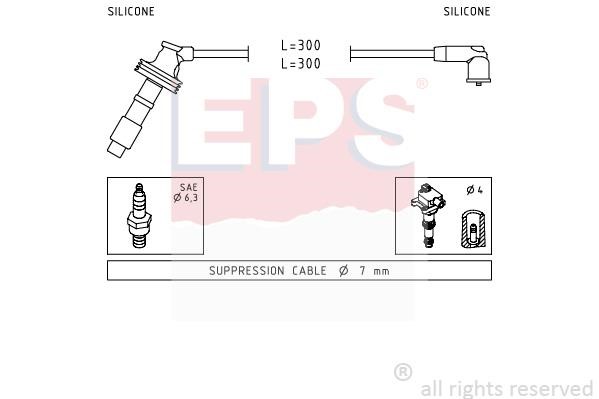 Eps 1499059 Ignition cable kit 1499059: Buy near me in Poland at 2407.PL - Good price!