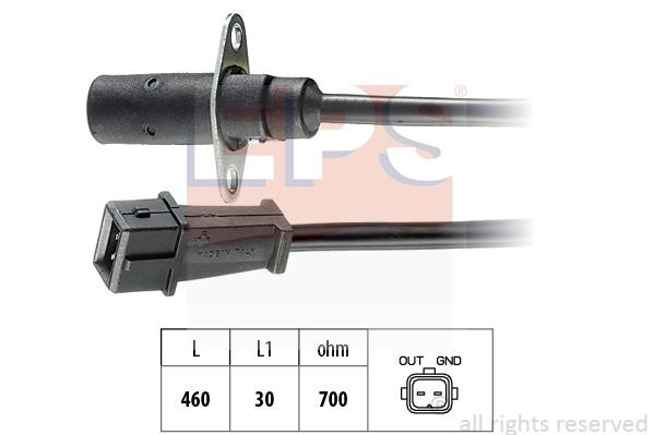 Eps 1.953.001 Crankshaft position sensor 1953001: Buy near me in Poland at 2407.PL - Good price!