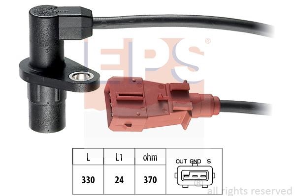 Eps 1.953.127 Crankshaft position sensor 1953127: Buy near me in Poland at 2407.PL - Good price!