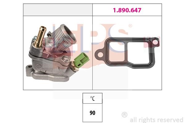Eps 1.880.733 Thermostat, coolant 1880733: Buy near me in Poland at 2407.PL - Good price!