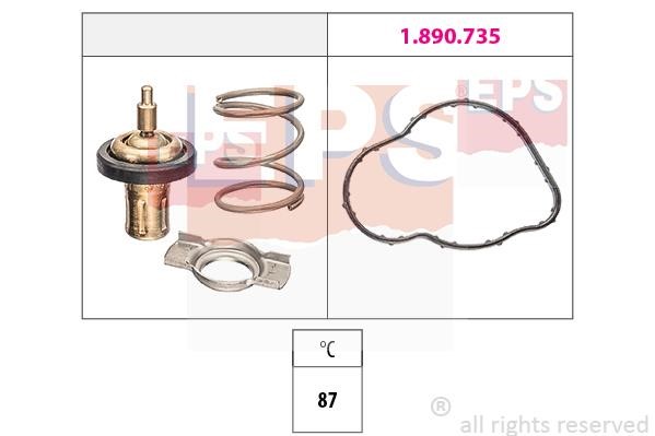 Eps 1.880.930 Thermostat, coolant 1880930: Buy near me in Poland at 2407.PL - Good price!
