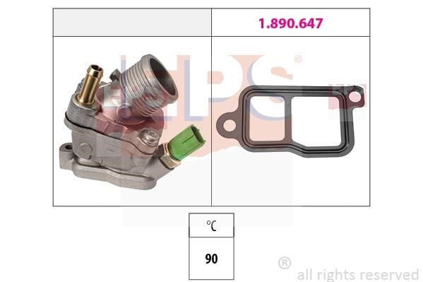 Eps 1.880.732 Thermostat, coolant 1880732: Buy near me at 2407.PL in Poland at an Affordable price!