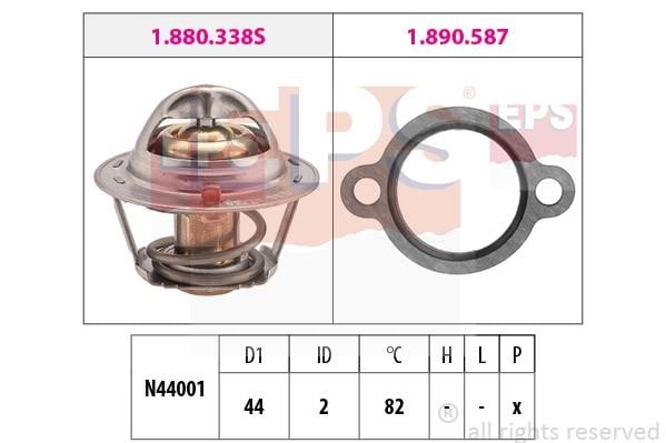 Eps 1.880.368 Thermostat, coolant 1880368: Buy near me in Poland at 2407.PL - Good price!