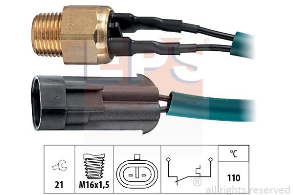 Eps 1.840.055 Temperature Switch, coolant warning lamp 1840055: Buy near me in Poland at 2407.PL - Good price!