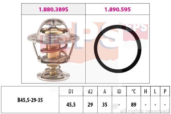 Eps 1.880.389 Thermostat, Kühlmittel 1880389: Kaufen Sie zu einem guten Preis in Polen bei 2407.PL!