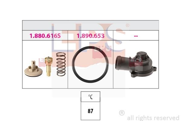 Eps 1.880.617K Thermostat, coolant 1880617K: Buy near me in Poland at 2407.PL - Good price!