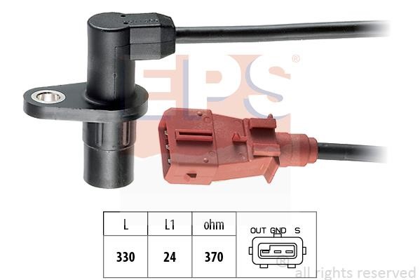 Eps 1.953.021 Crankshaft position sensor 1953021: Buy near me in Poland at 2407.PL - Good price!