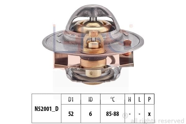 Eps 1880272S Thermostat, coolant 1880272S: Buy near me in Poland at 2407.PL - Good price!