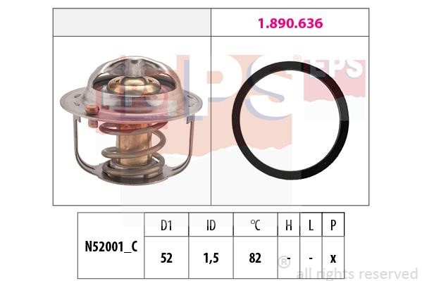 Eps 1.880.679 Thermostat, coolant 1880679: Buy near me in Poland at 2407.PL - Good price!