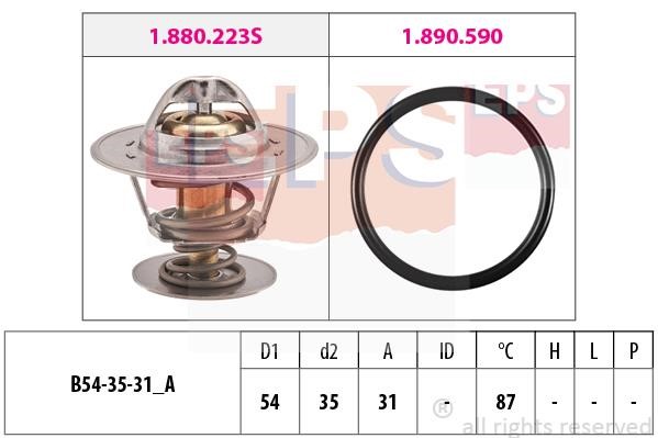 Eps 1.880.432 Thermostat, coolant 1880432: Buy near me in Poland at 2407.PL - Good price!