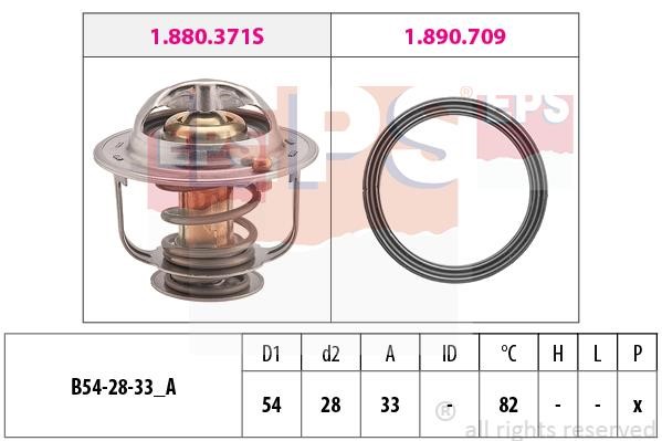 Eps 1.880.845 Thermostat, coolant 1880845: Buy near me in Poland at 2407.PL - Good price!