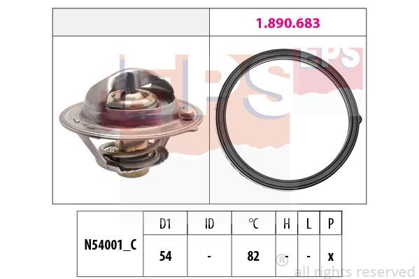 Eps 1.880.727 Thermostat, coolant 1880727: Buy near me in Poland at 2407.PL - Good price!