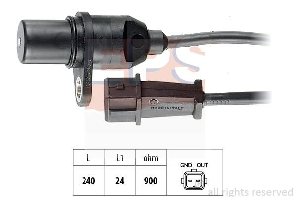 Eps 1.953.279 Crankshaft position sensor 1953279: Buy near me in Poland at 2407.PL - Good price!