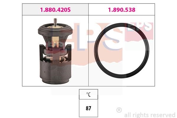 Eps 1.880.420 Thermostat, coolant 1880420: Buy near me in Poland at 2407.PL - Good price!