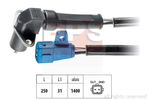 Eps 1.953.006 Crankshaft position sensor 1953006: Buy near me in Poland at 2407.PL - Good price!