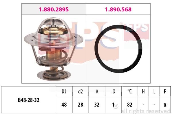 Eps 1.880.466 Thermostat, Kühlmittel 1880466: Kaufen Sie zu einem guten Preis in Polen bei 2407.PL!