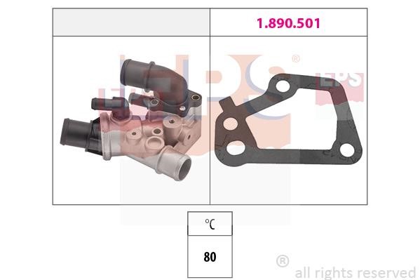 Eps 1.880.097 Thermostat, coolant 1880097: Buy near me in Poland at 2407.PL - Good price!