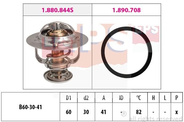 Eps 1.880.844 Thermostat, coolant 1880844: Buy near me in Poland at 2407.PL - Good price!