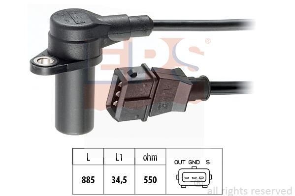 Eps 1.953.162 Crankshaft position sensor 1953162: Buy near me in Poland at 2407.PL - Good price!