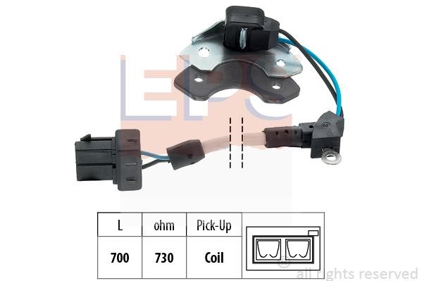 Eps 1.930.161/1 Crankshaft position sensor 19301611: Buy near me in Poland at 2407.PL - Good price!