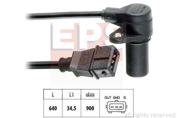 Eps 1.953.155 Crankshaft position sensor 1953155: Buy near me in Poland at 2407.PL - Good price!