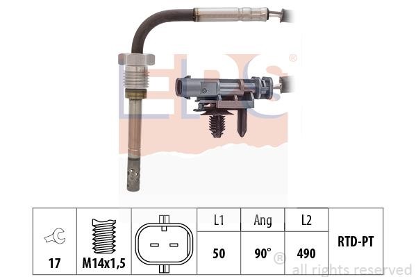 Eps 1.220.356 Exhaust gas temperature sensor 1220356: Buy near me in Poland at 2407.PL - Good price!
