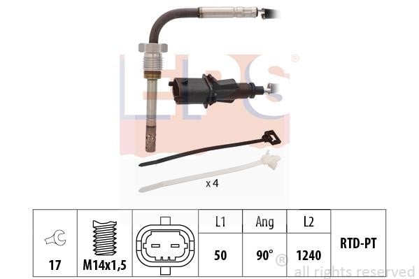Eps 1.220.214 Exhaust gas temperature sensor 1220214: Buy near me in Poland at 2407.PL - Good price!
