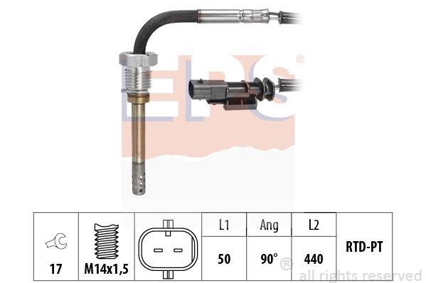 Eps 1.220.090 Exhaust gas temperature sensor 1220090: Buy near me in Poland at 2407.PL - Good price!