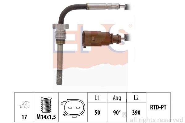 Eps 1.220.263 Exhaust gas temperature sensor 1220263: Buy near me in Poland at 2407.PL - Good price!